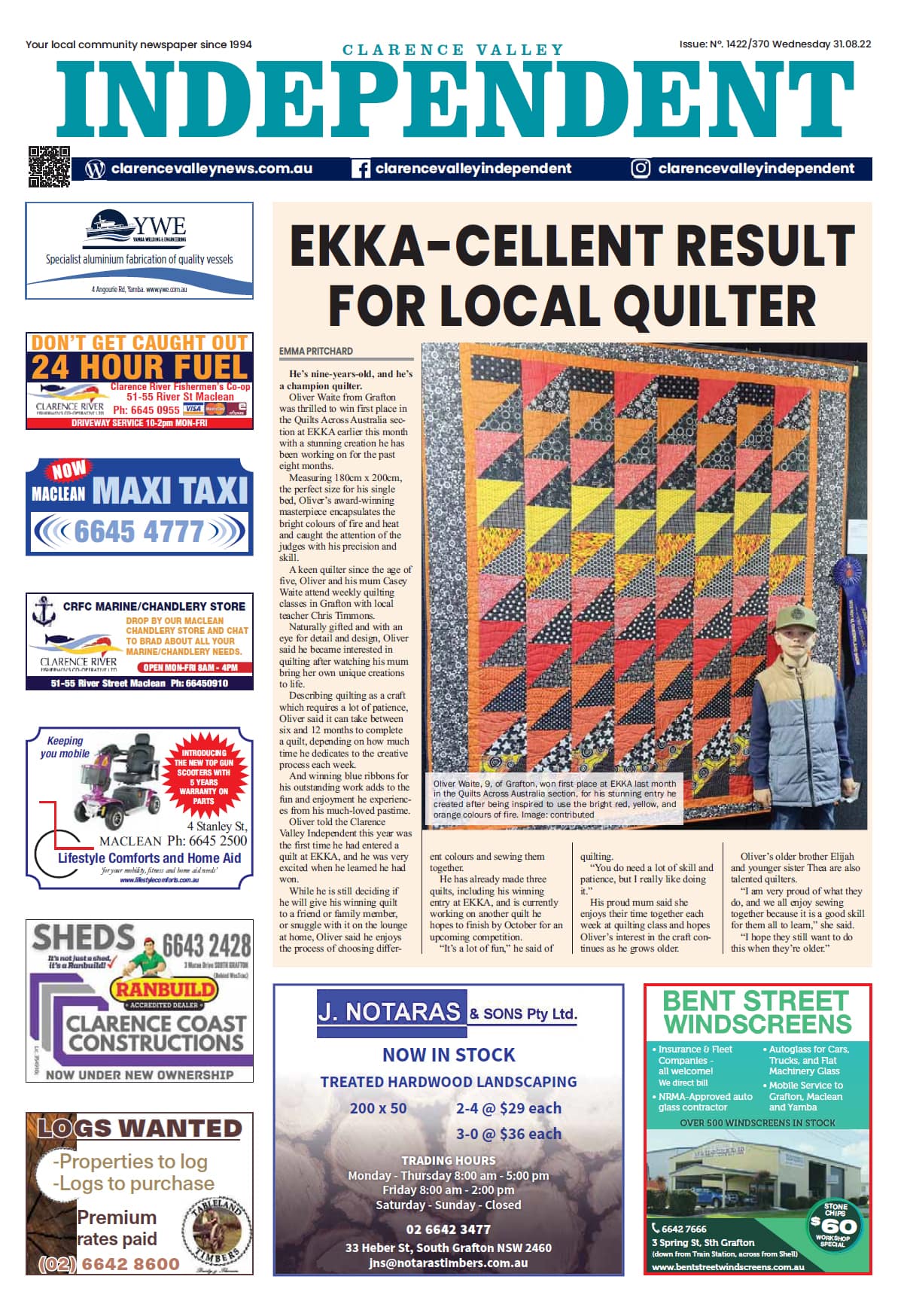 Clarence Valley Independent 31 August 2022