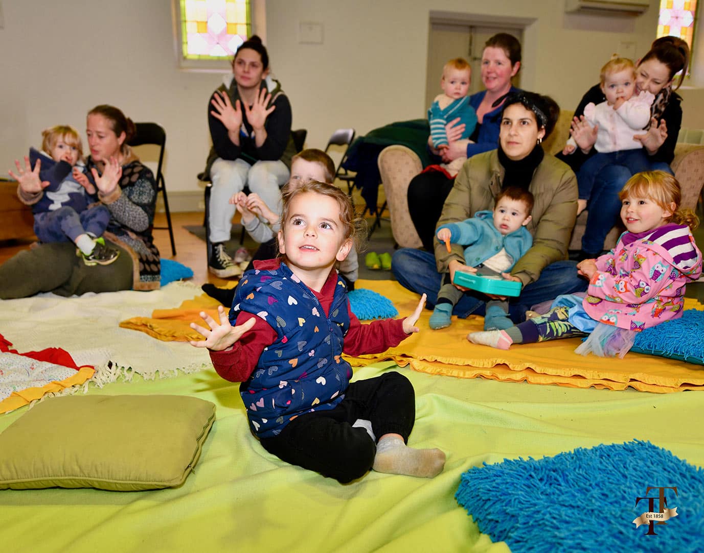 Members of the playgroup enjoy toddler-time sessions, run by the Castlemaine Library.