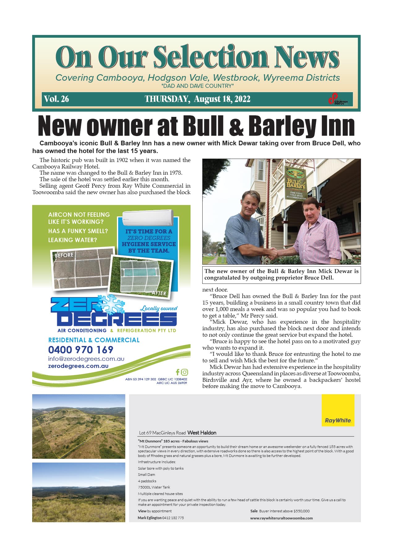 On Our Selection News 18 August 2022
