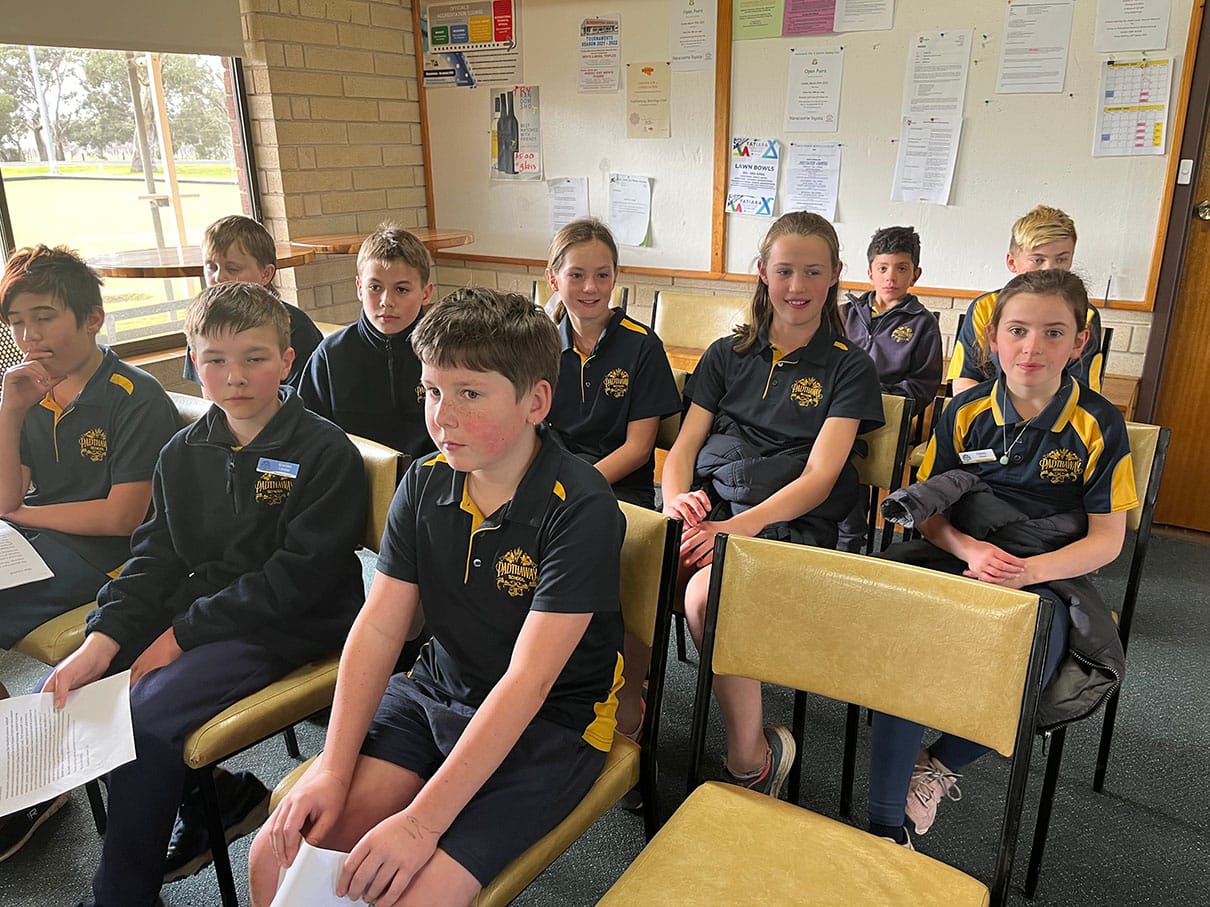 Padthaway students