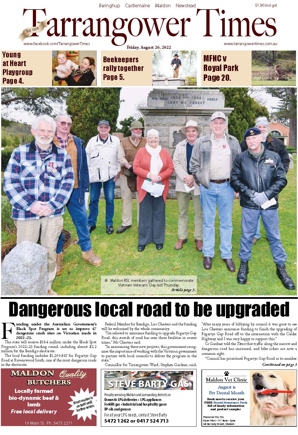 Tarrangower Times 26 August 2022