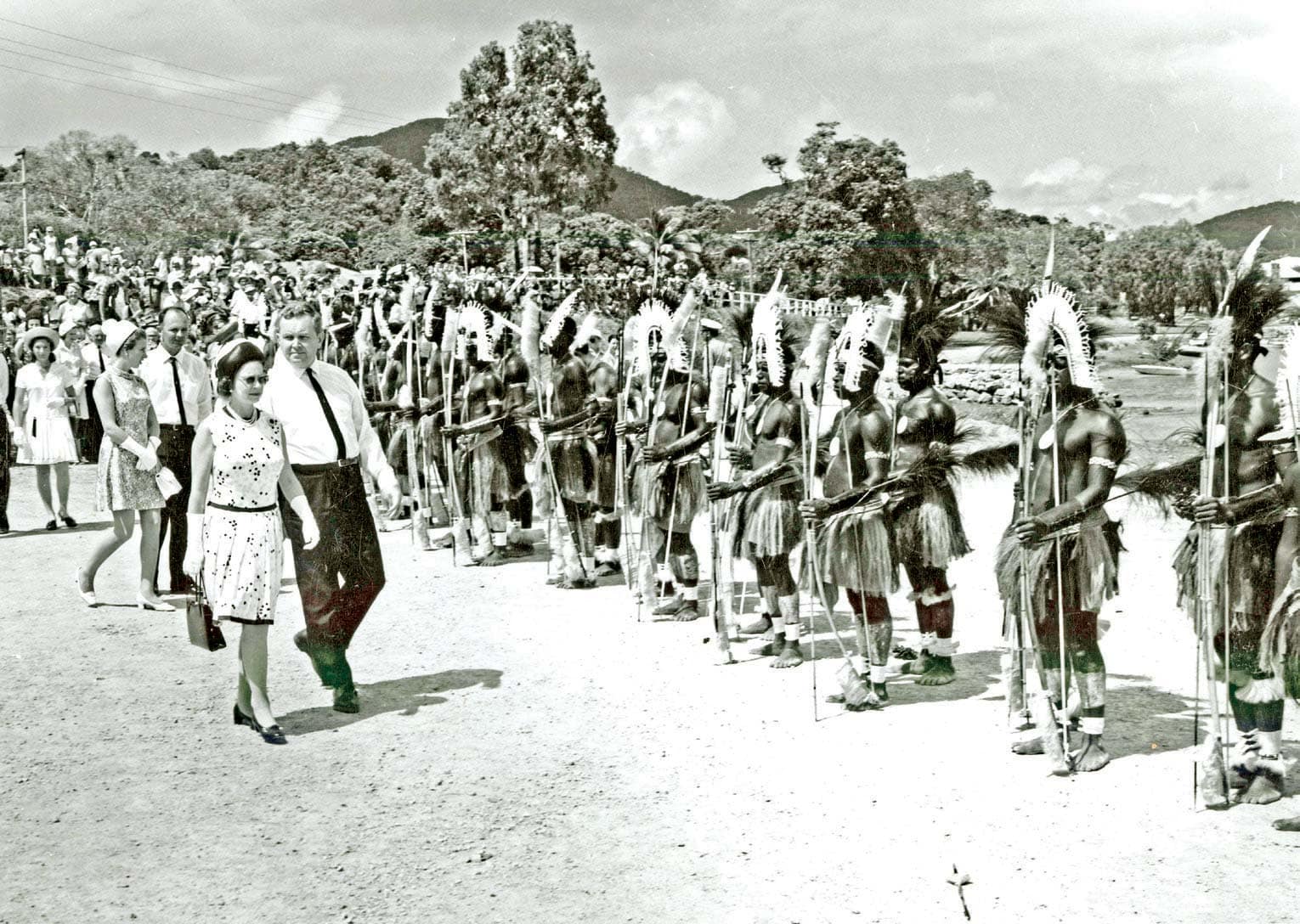 The Torres Strait Island performers stole the show, according to media reports at the time.