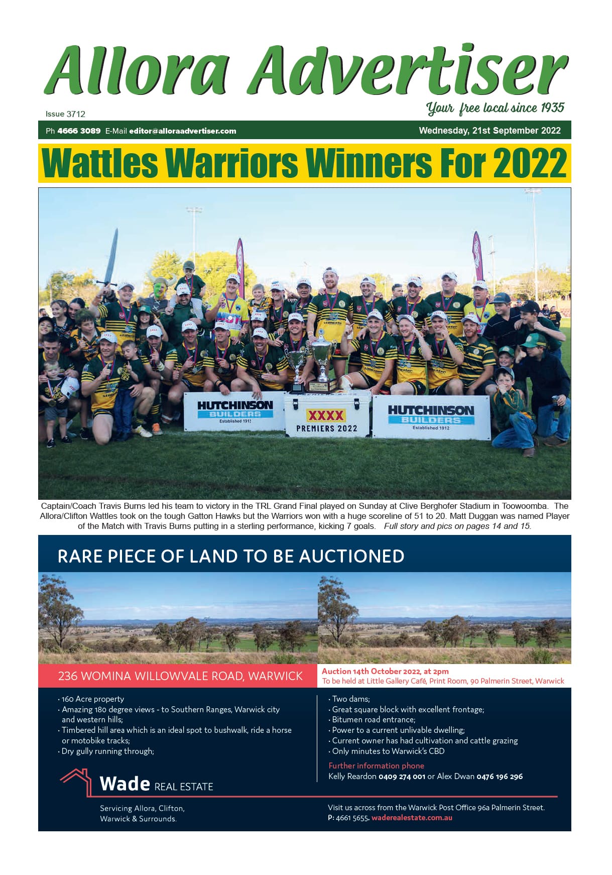 Allora Advertiser 21 September 2022