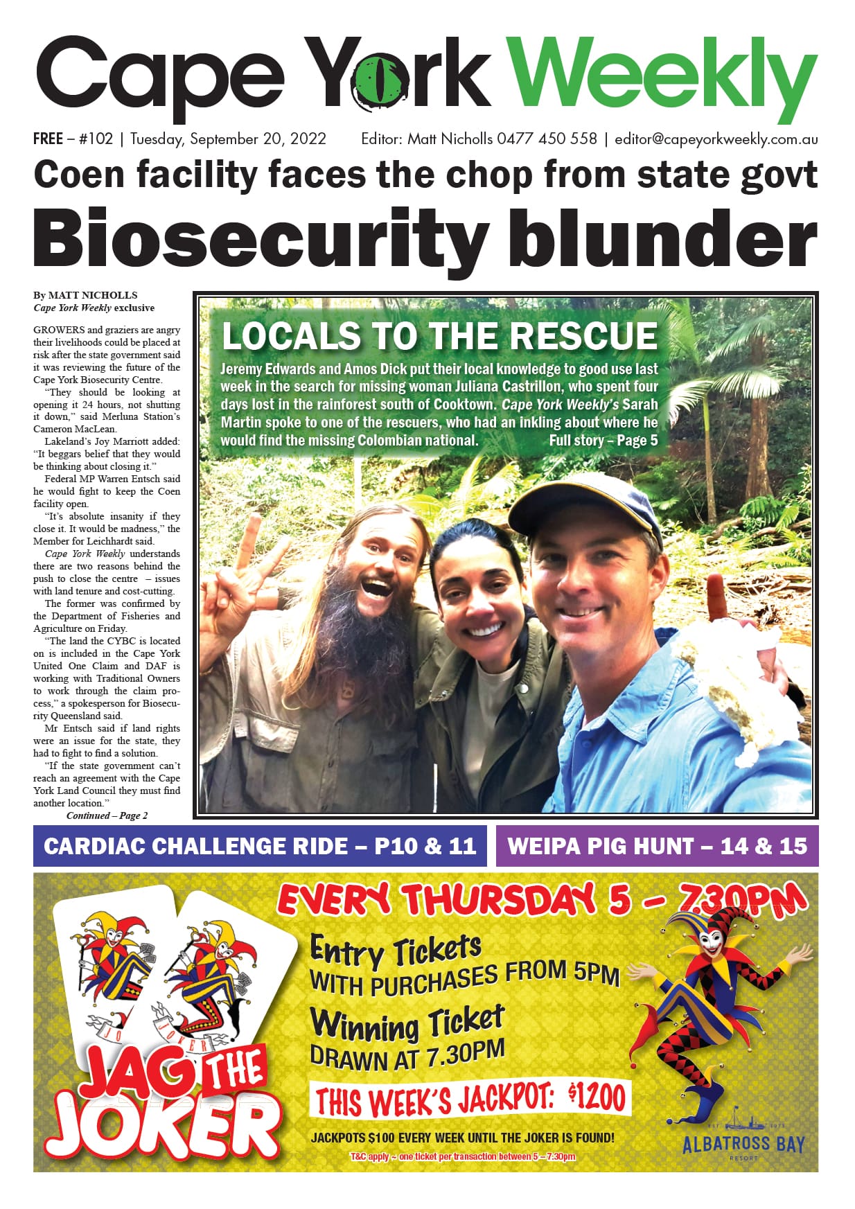 Cape York Weekly 20 September 2022