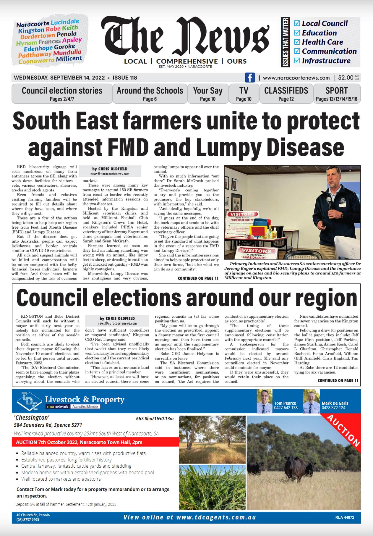 Naracoorte Community News 14 September 2022