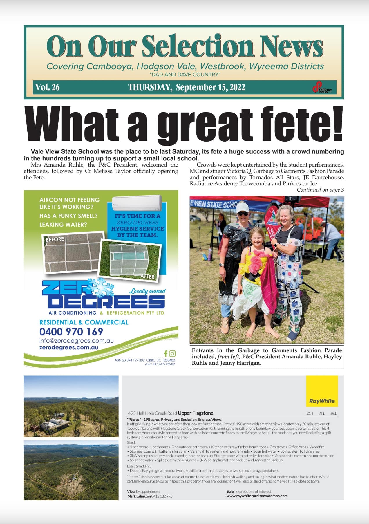 On Our Selection News 15 September 2022