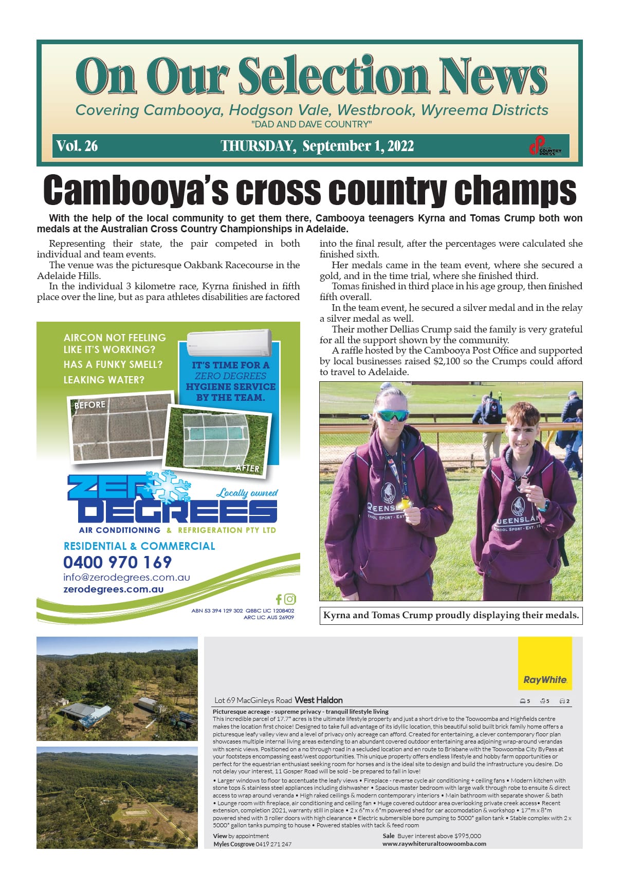 On Our Selection News 1 September 2022