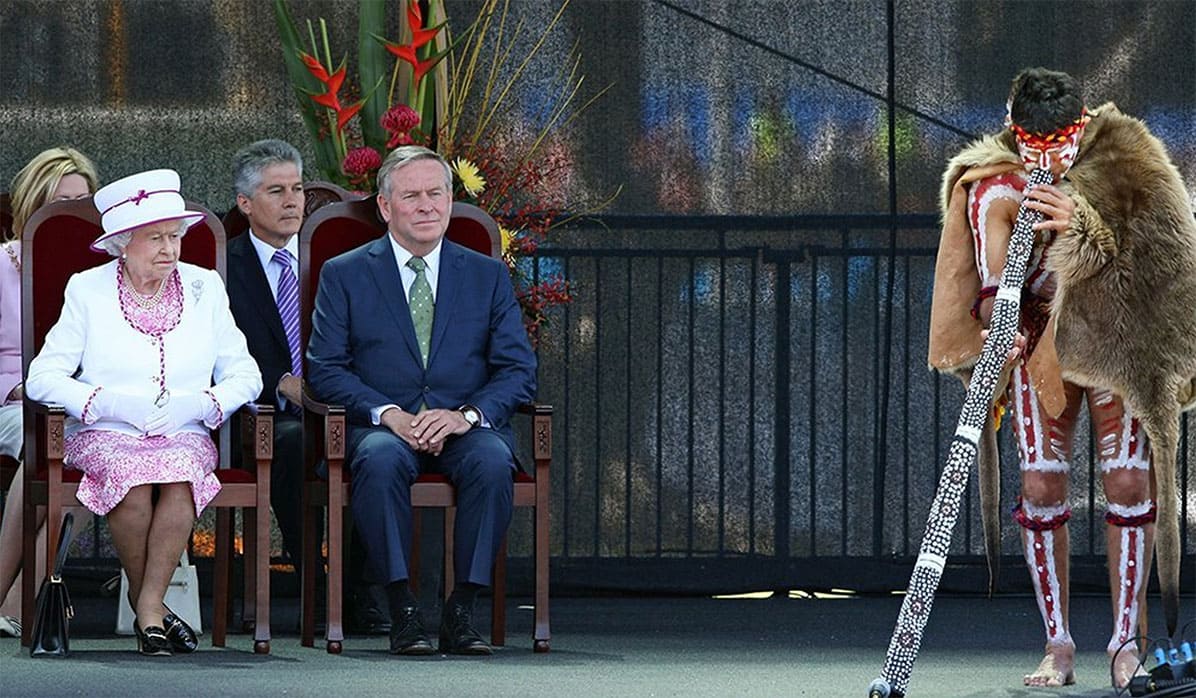 Welcome to Country with the Queen