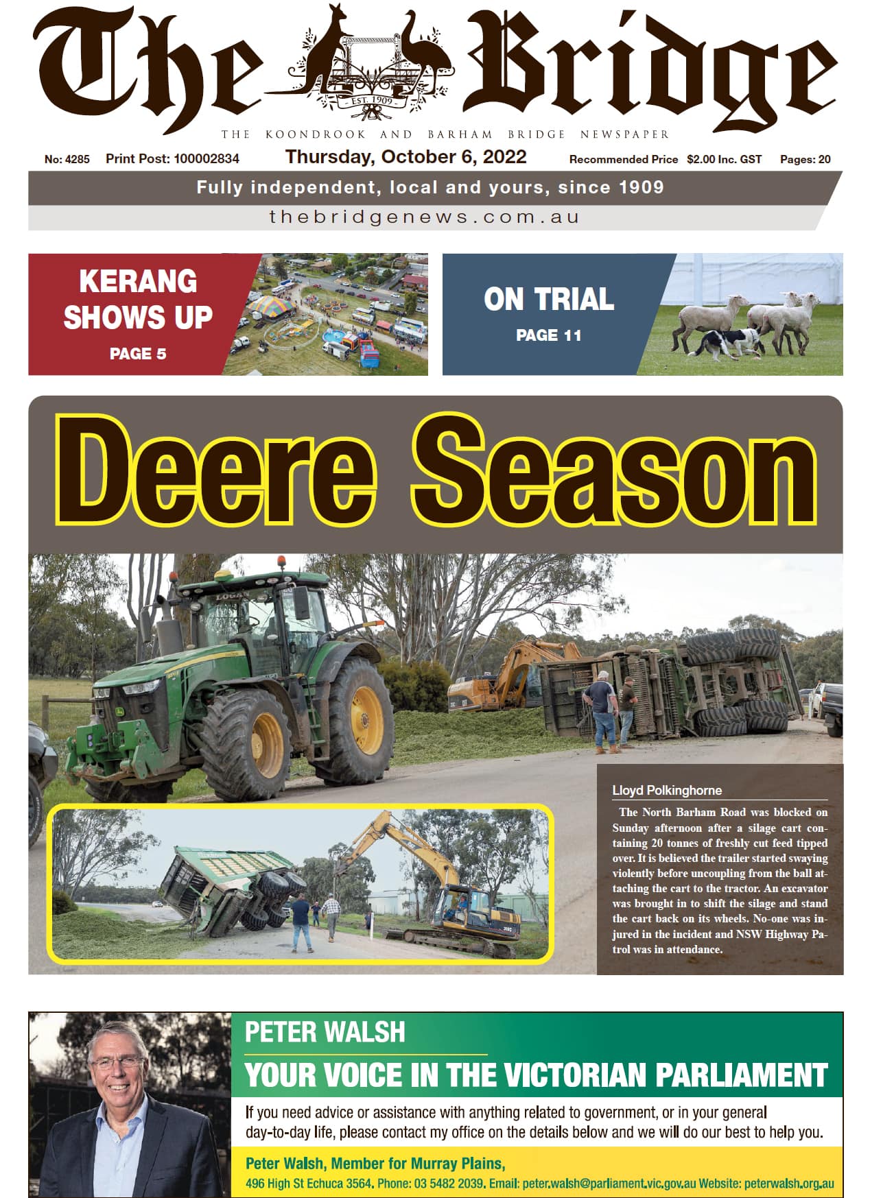 The Koondrook and Barham Bridge Newspaper 6 October 2022