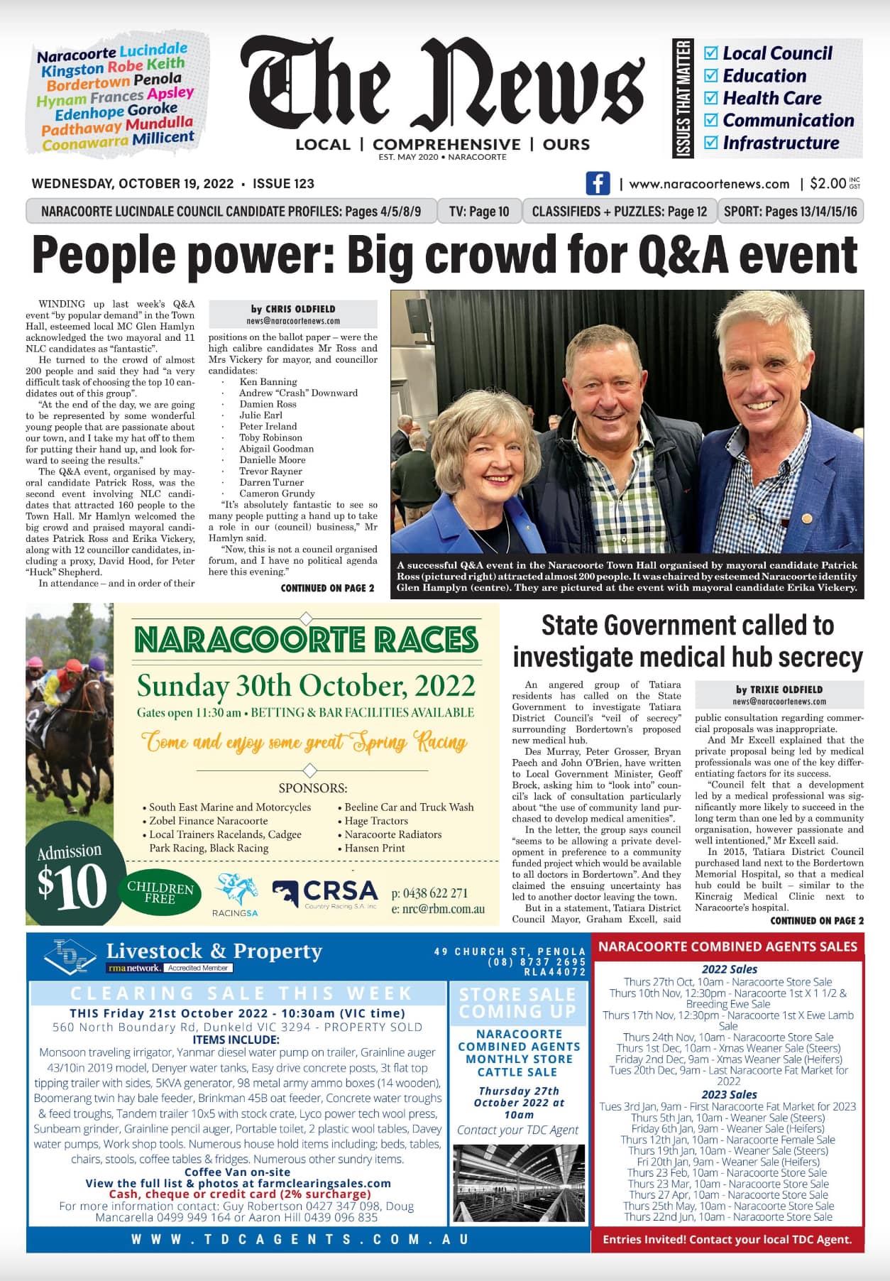 Naracoorte Community News 19 October 2022