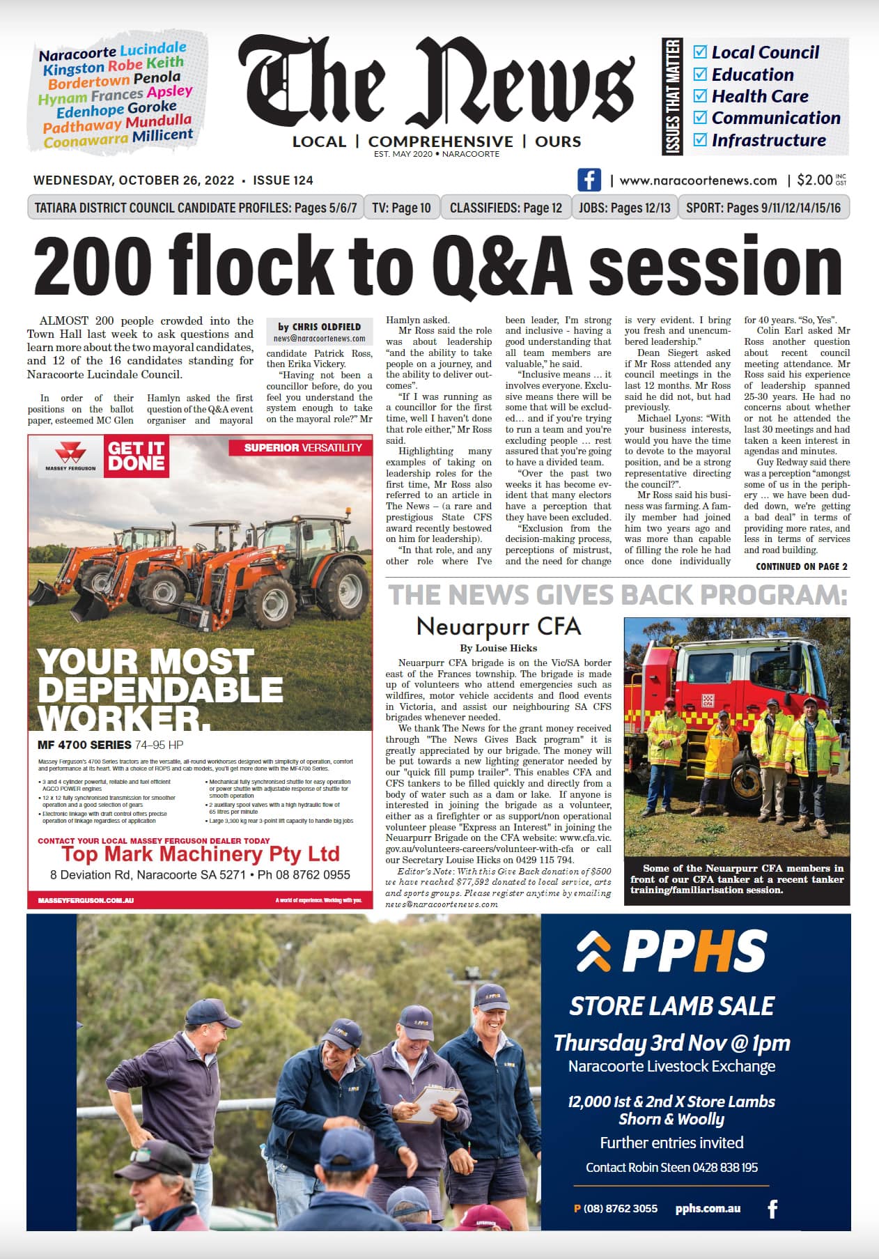 Naracoorte Community News 26 October 2022