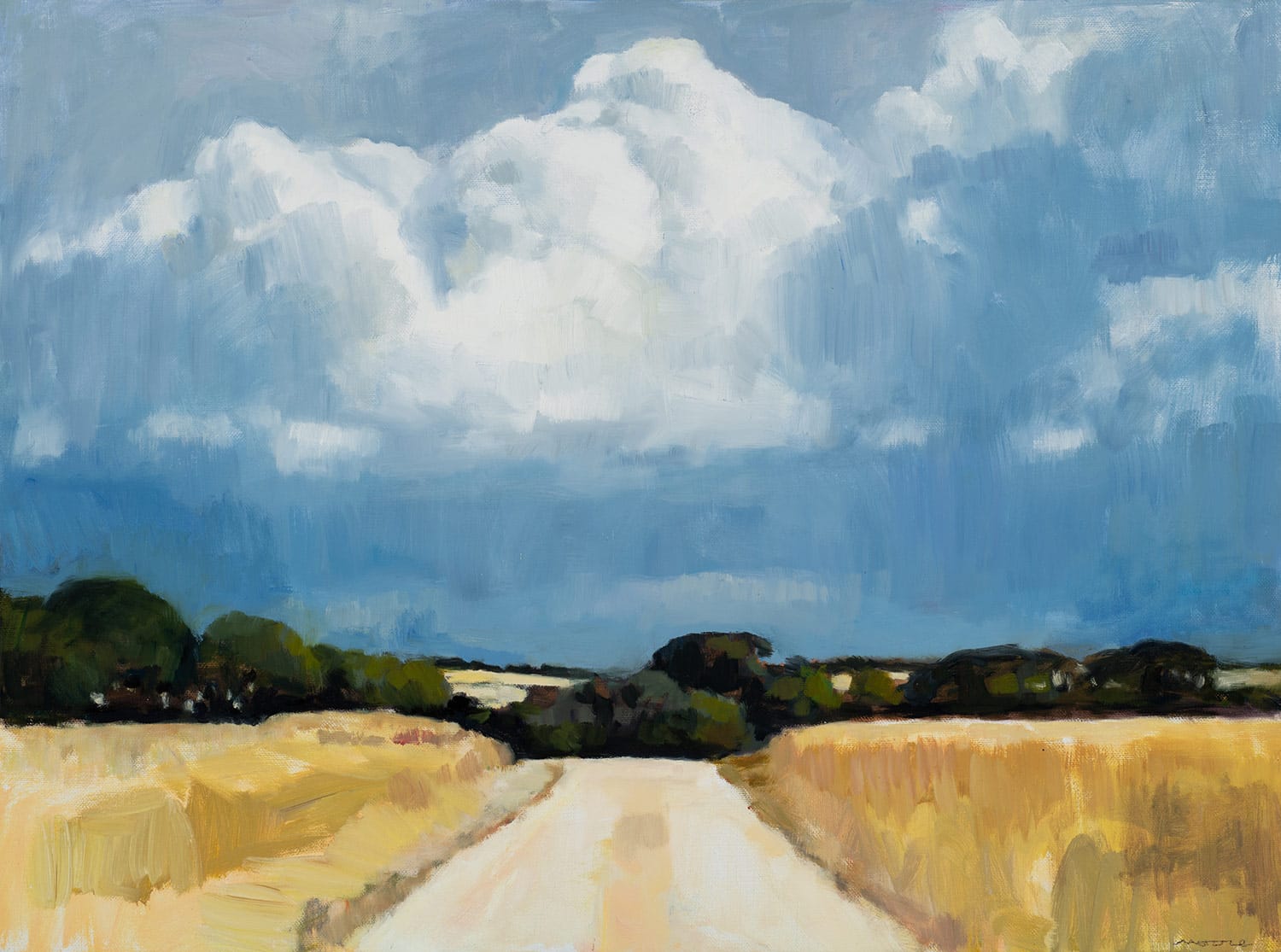 Toward the Storm, Oil on Linen, 83 x 60cm.