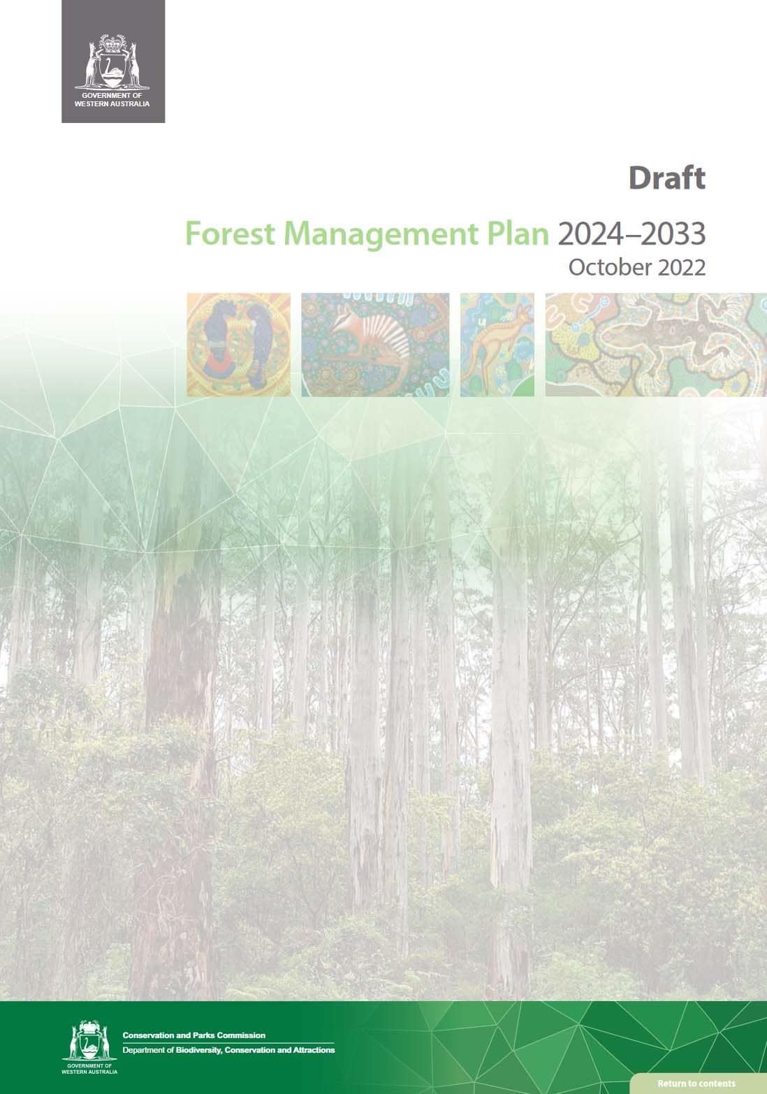 Draft WA Forest Management Plan