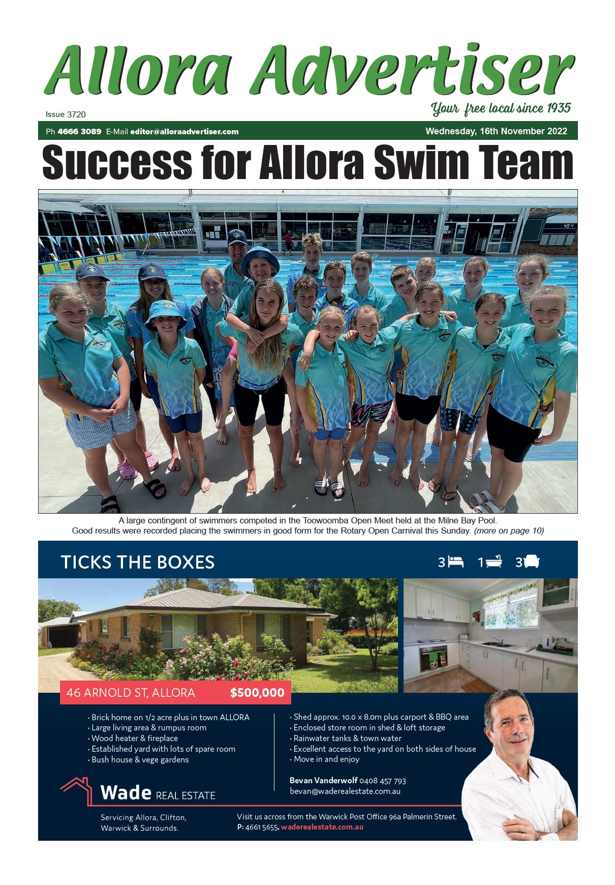 Allora Advertiser 16 November 2022