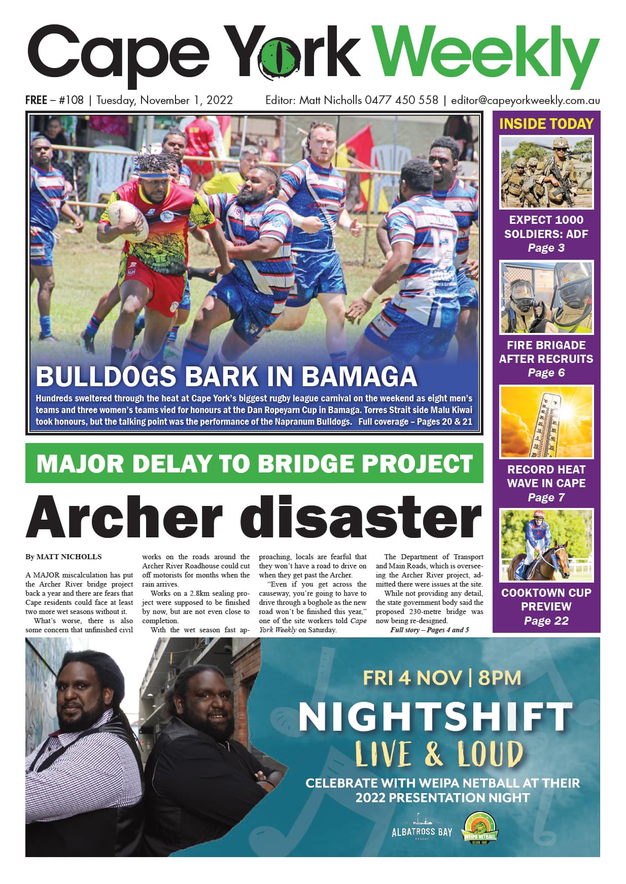 Cape York Weekly 1 November 2022