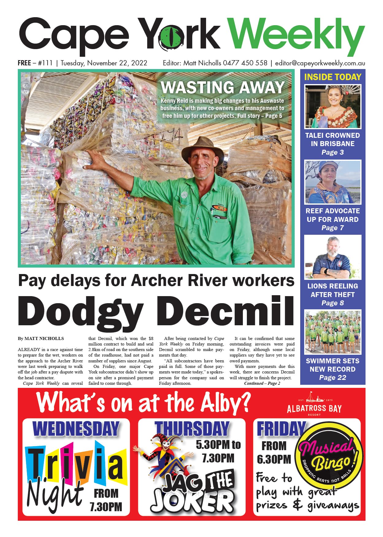 Cape York Weekly 22 November 2022