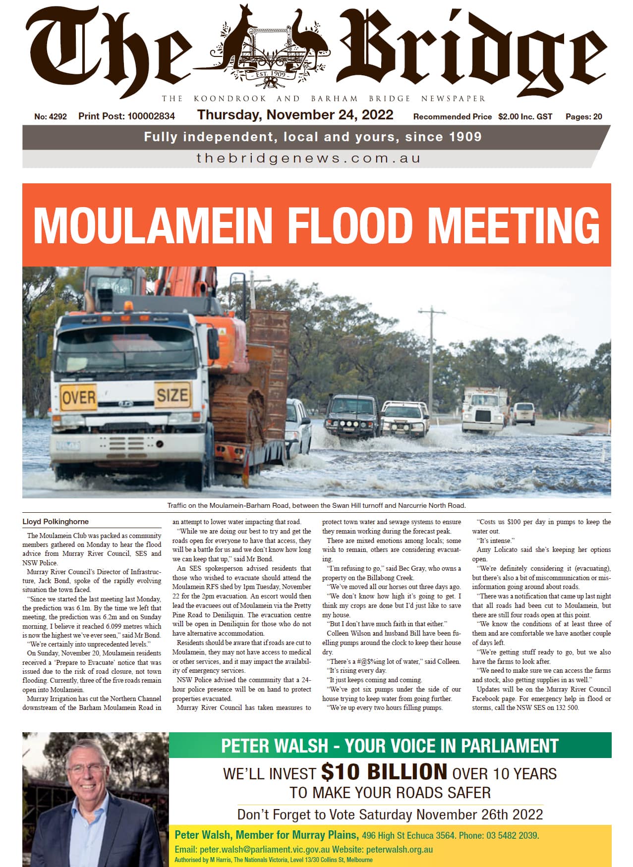 The Koondrook and Barham Bridge Newspaper 24 November 202
