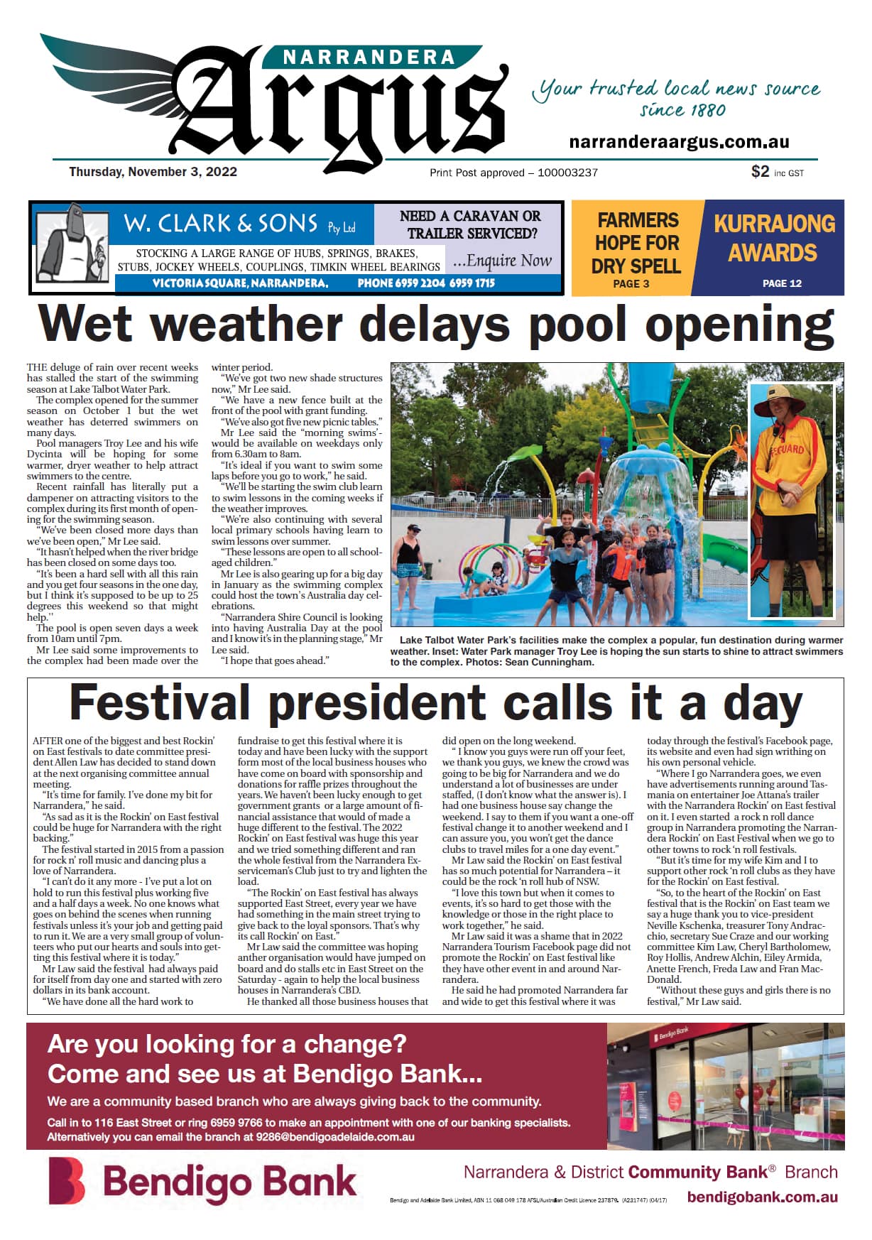 Narrandera Argus 3 November 2022