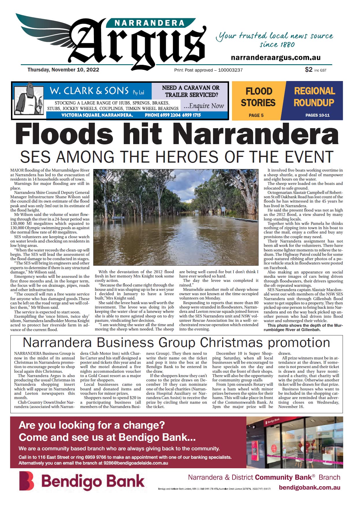 Narrandera Argus 10 November 2022
