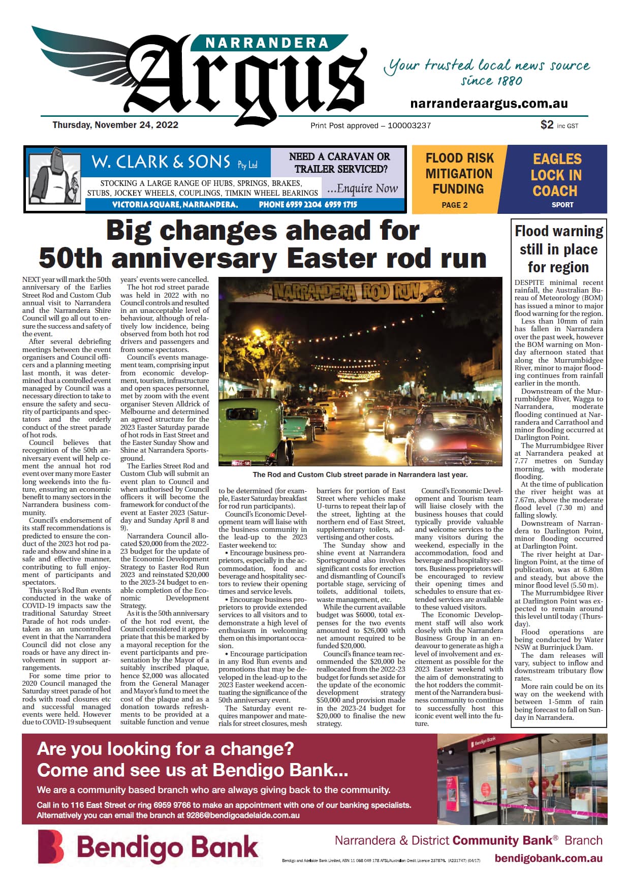Narrandera Argus 24 November 2022