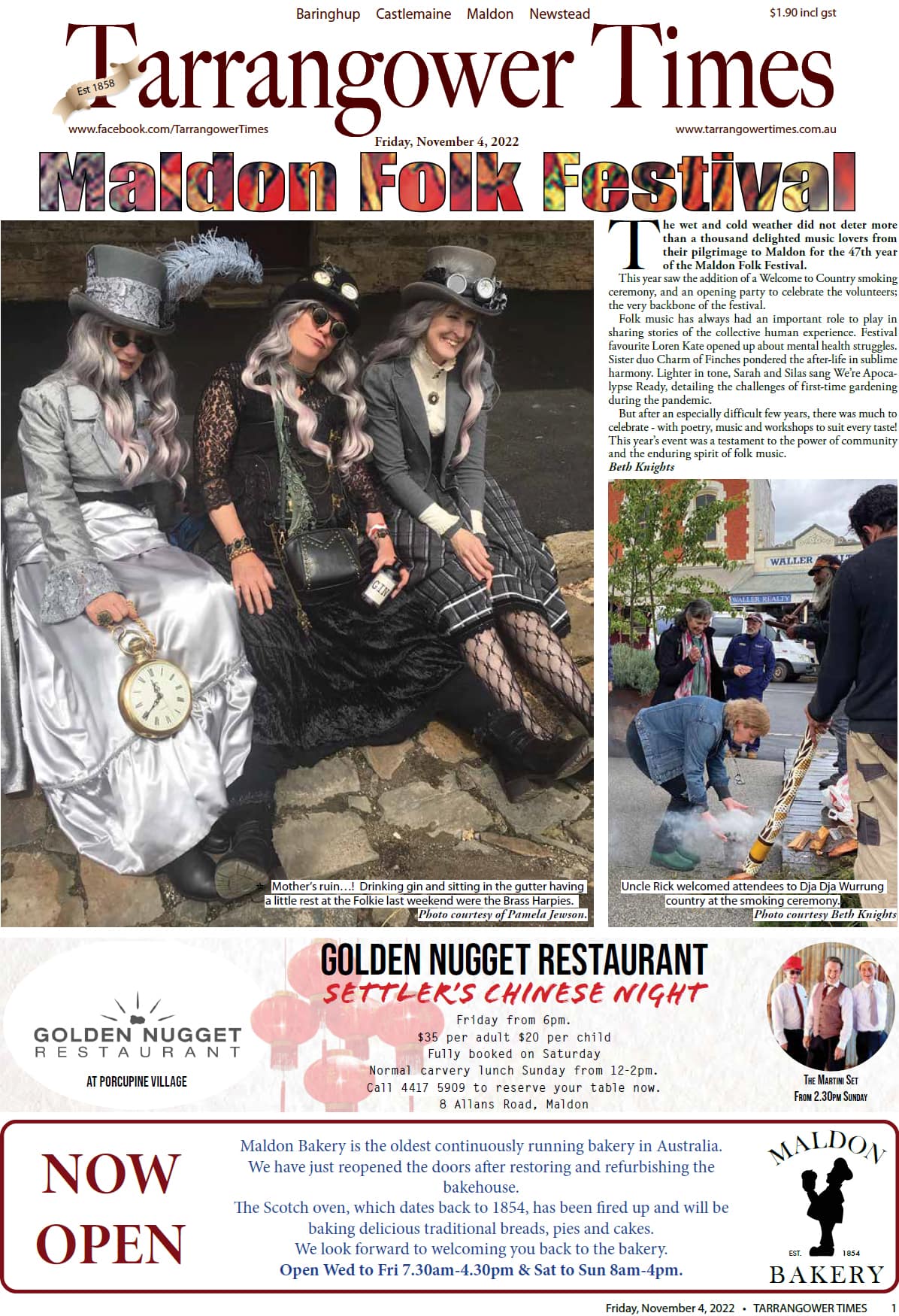 Tarrangower Times 4 November 2022