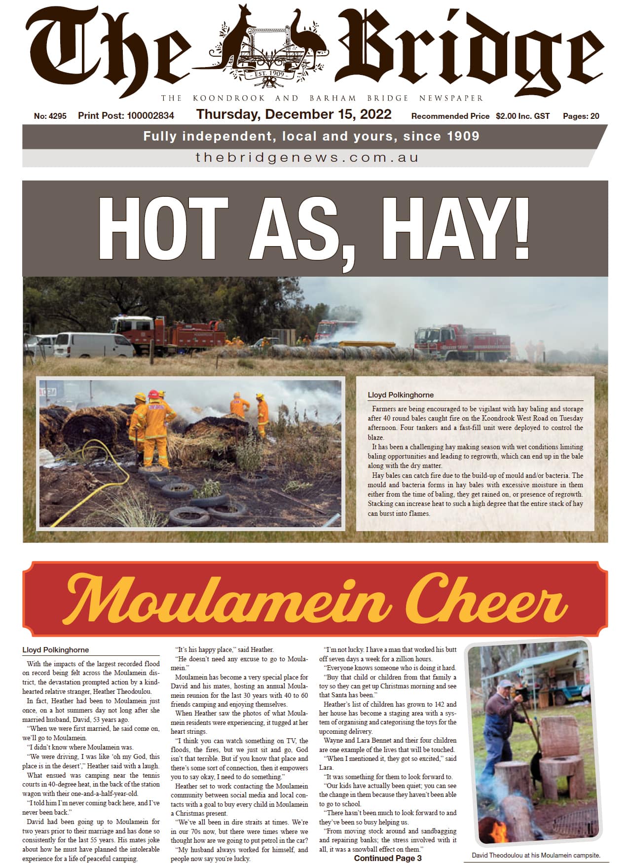 The Koondrook and Barham Bridge Newspaper 15 December 2022