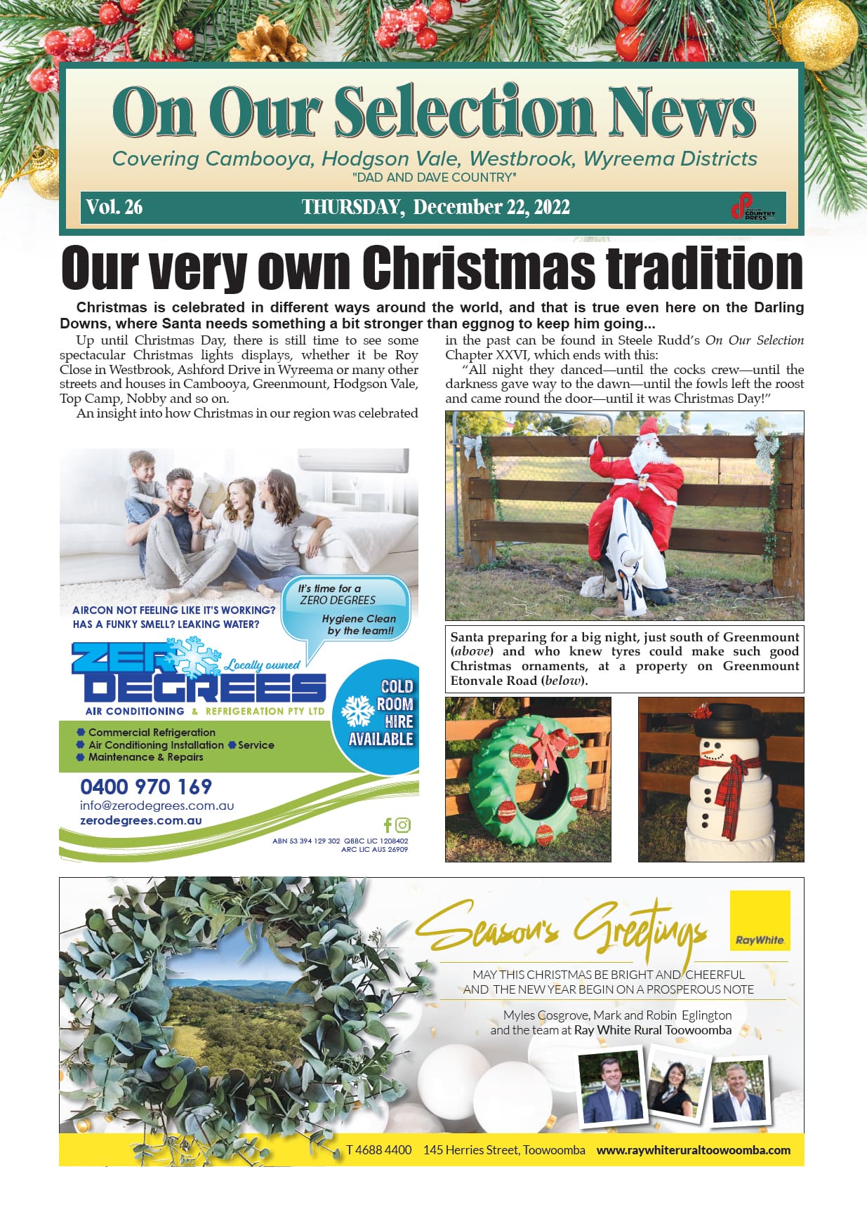 On Our Selection News 22 December 2022