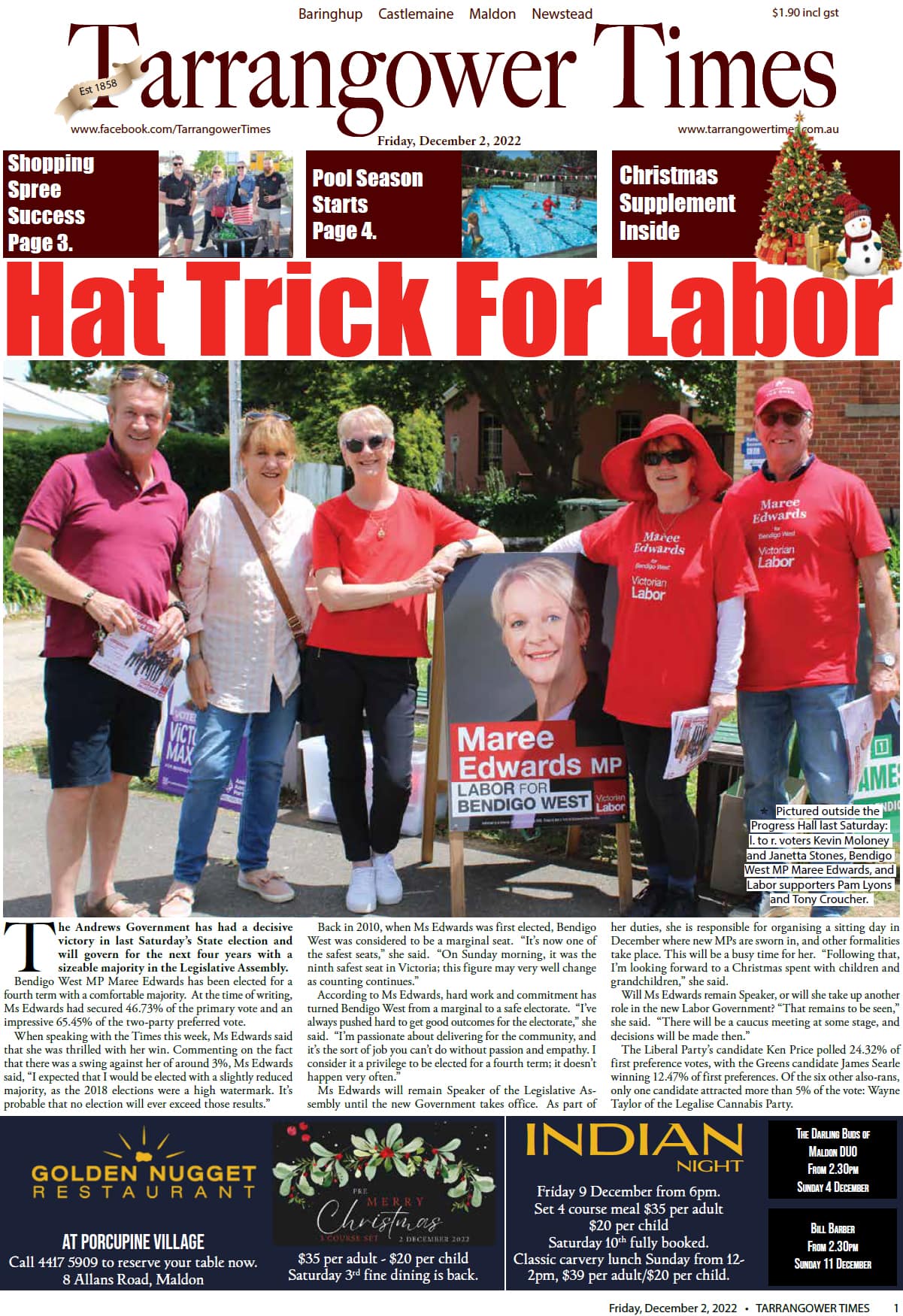 Tarrangower Times 2 December 2022