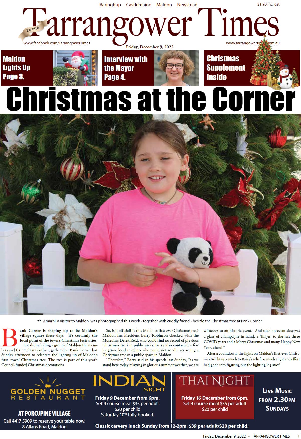 Tarrangower Times 9 December 2022