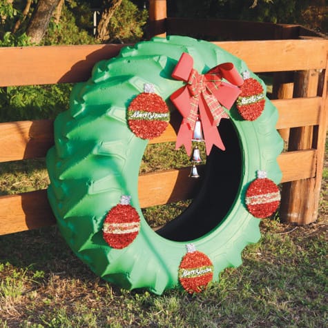 Christmas tyre
