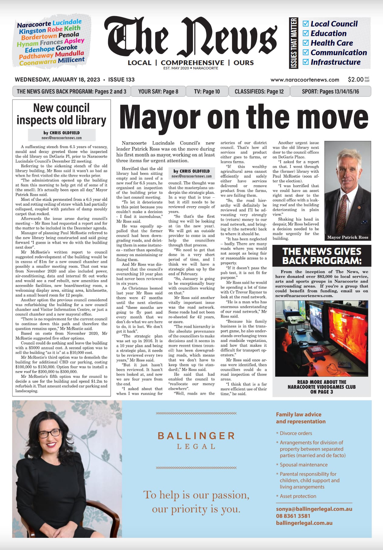Naracoorte Community News 18 January 2023