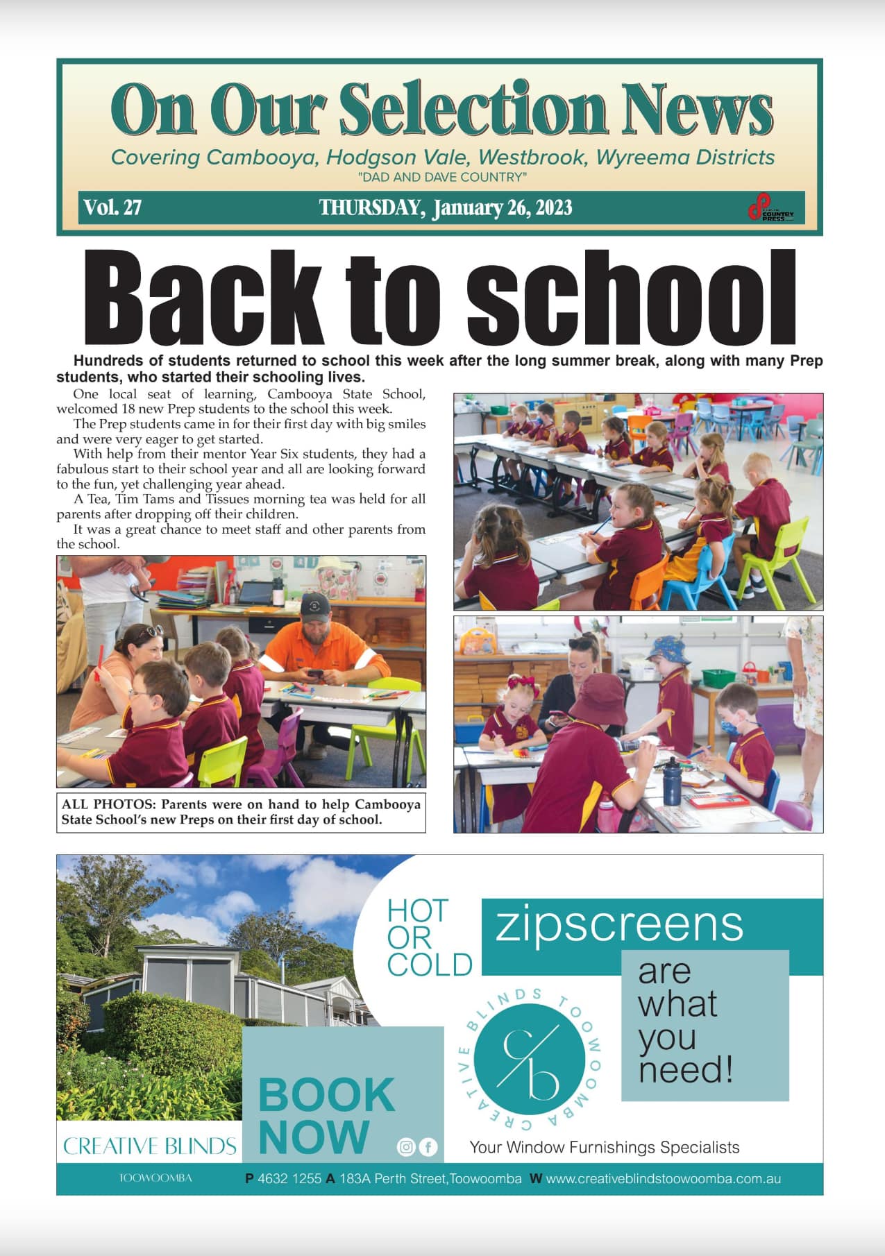 On Our Selection News 26 January 2023
