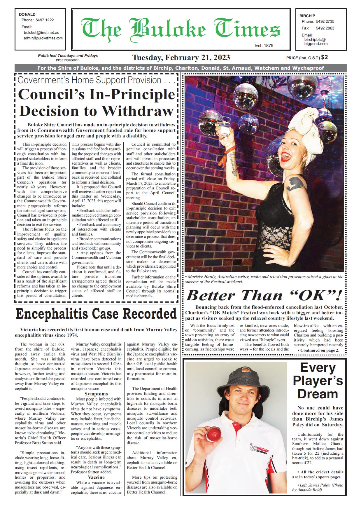 The Buloke Times 21 February 2023