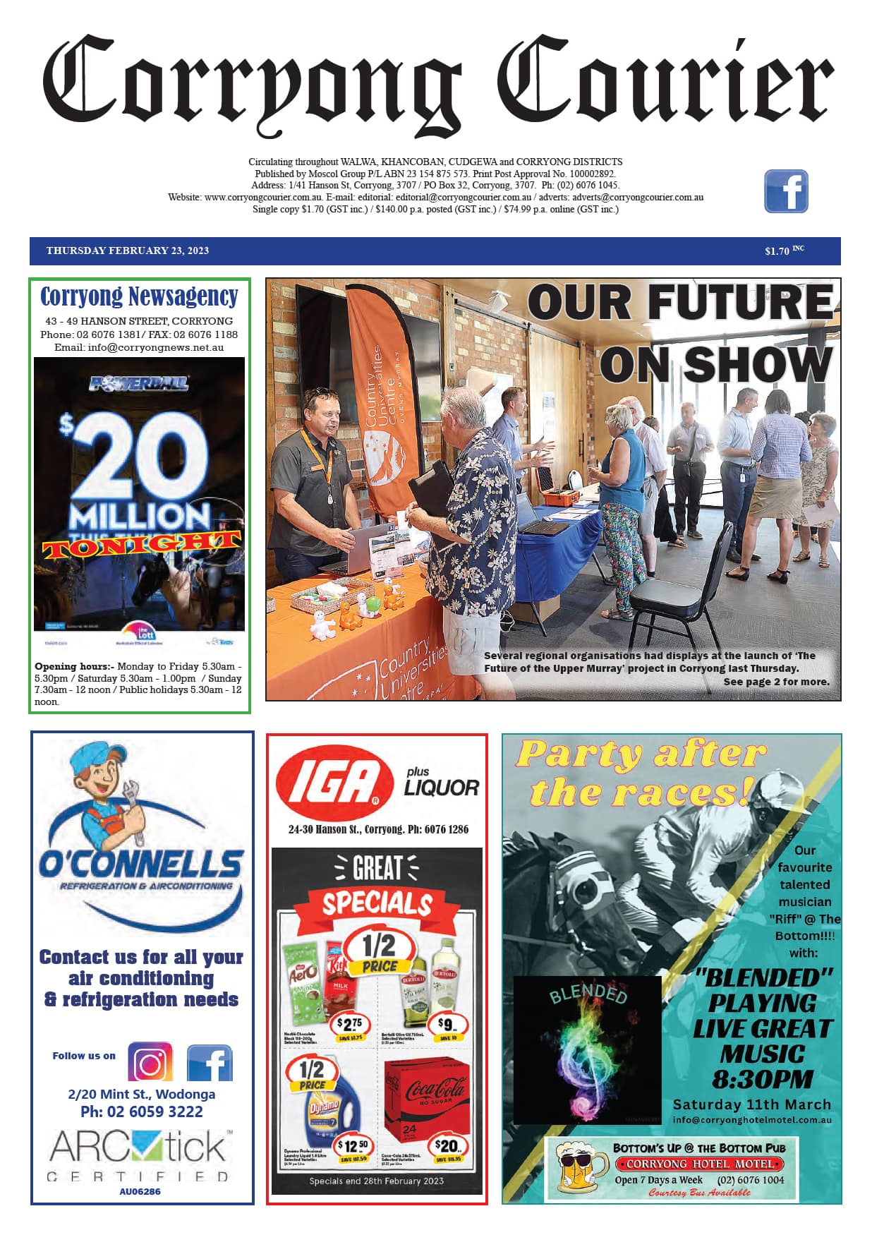 Corryong Courier 23 February 2023