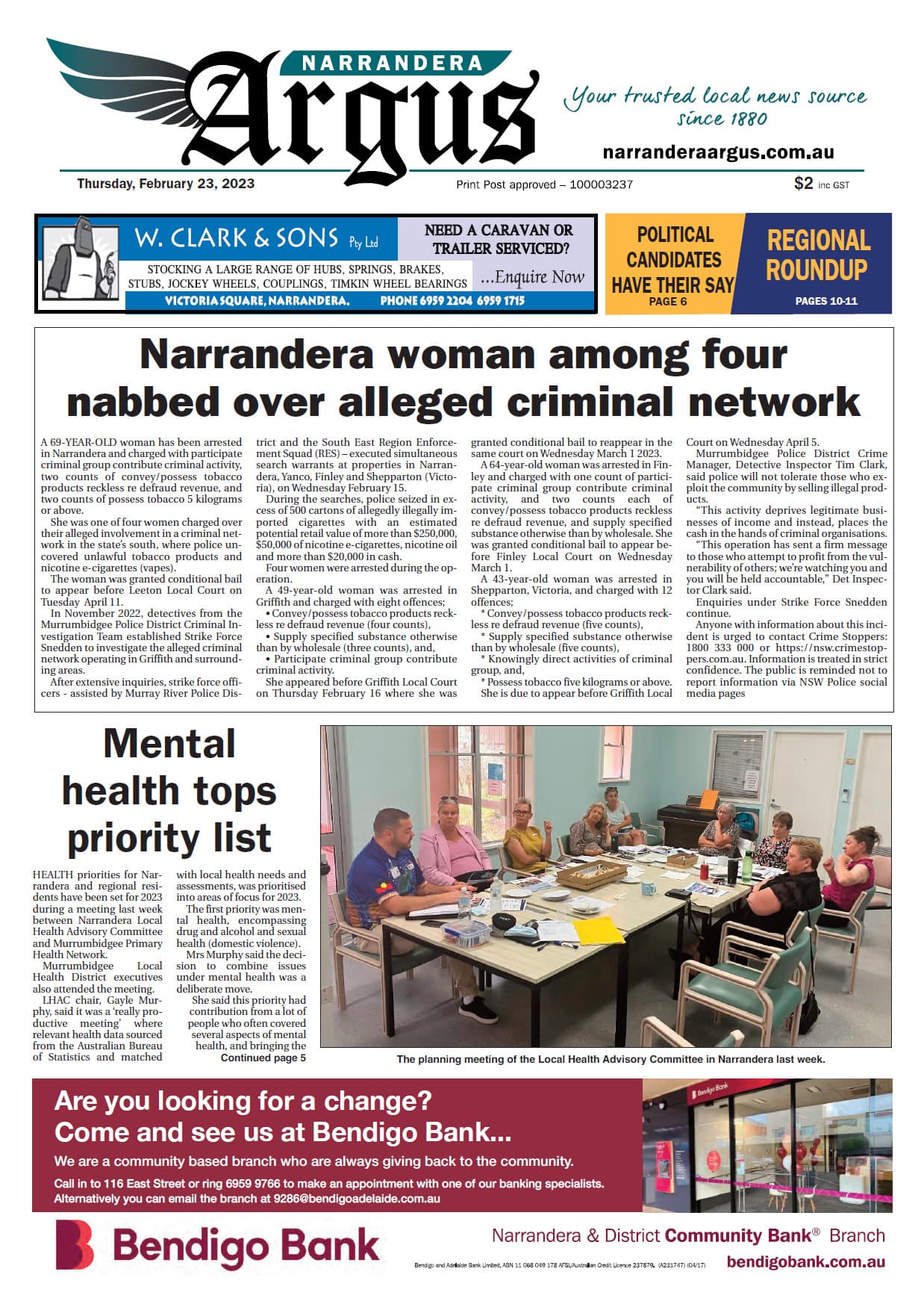Narrandera Argus 23 February 2023