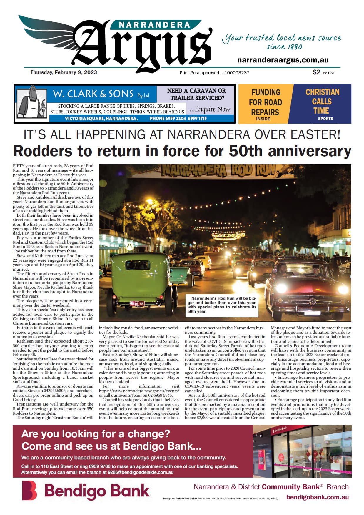 Narrandera Argus 9 February 2023