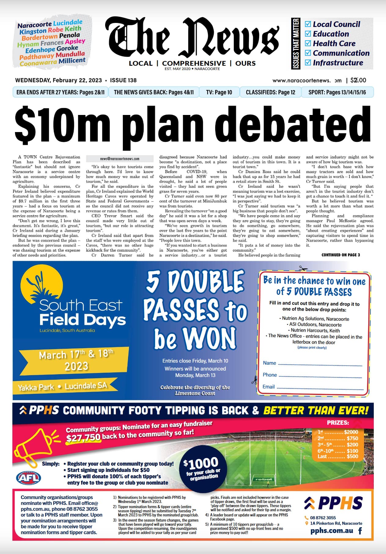 Naracoorte Community News 22 February 2023