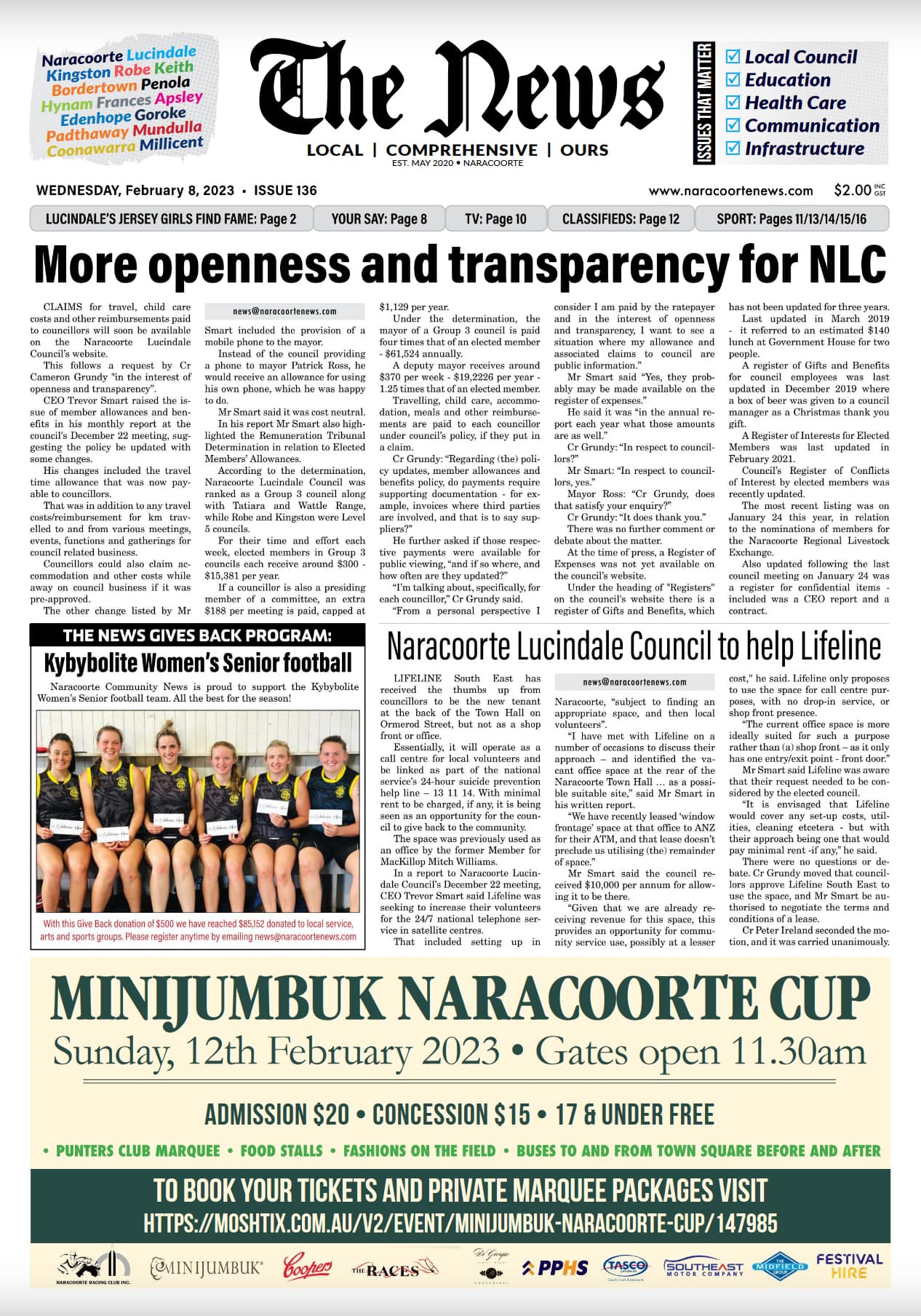 Naracoorte Community News 8 February 2023