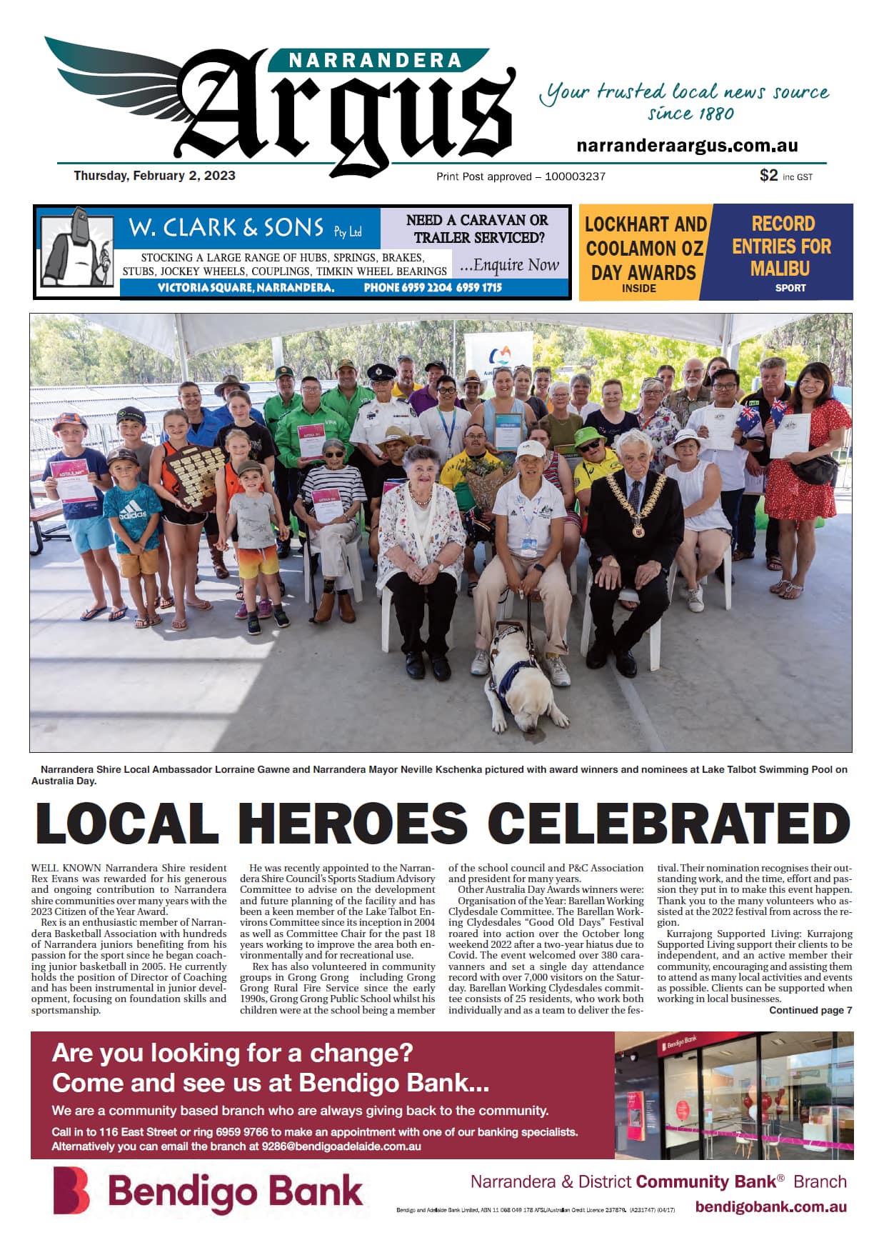 Narrandera Argus 2 February 2023