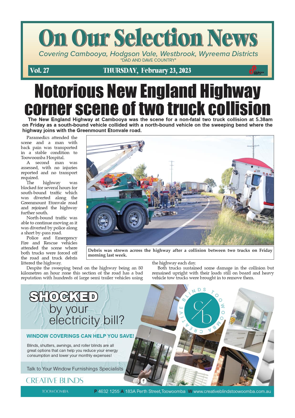 On Our Selection News 23 February 2023