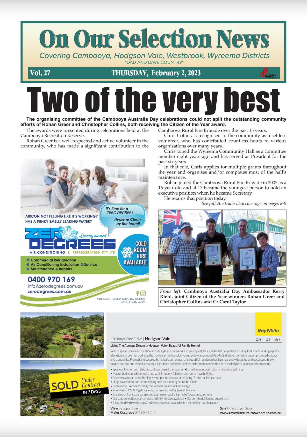 On Our Selection News 2 February 2023