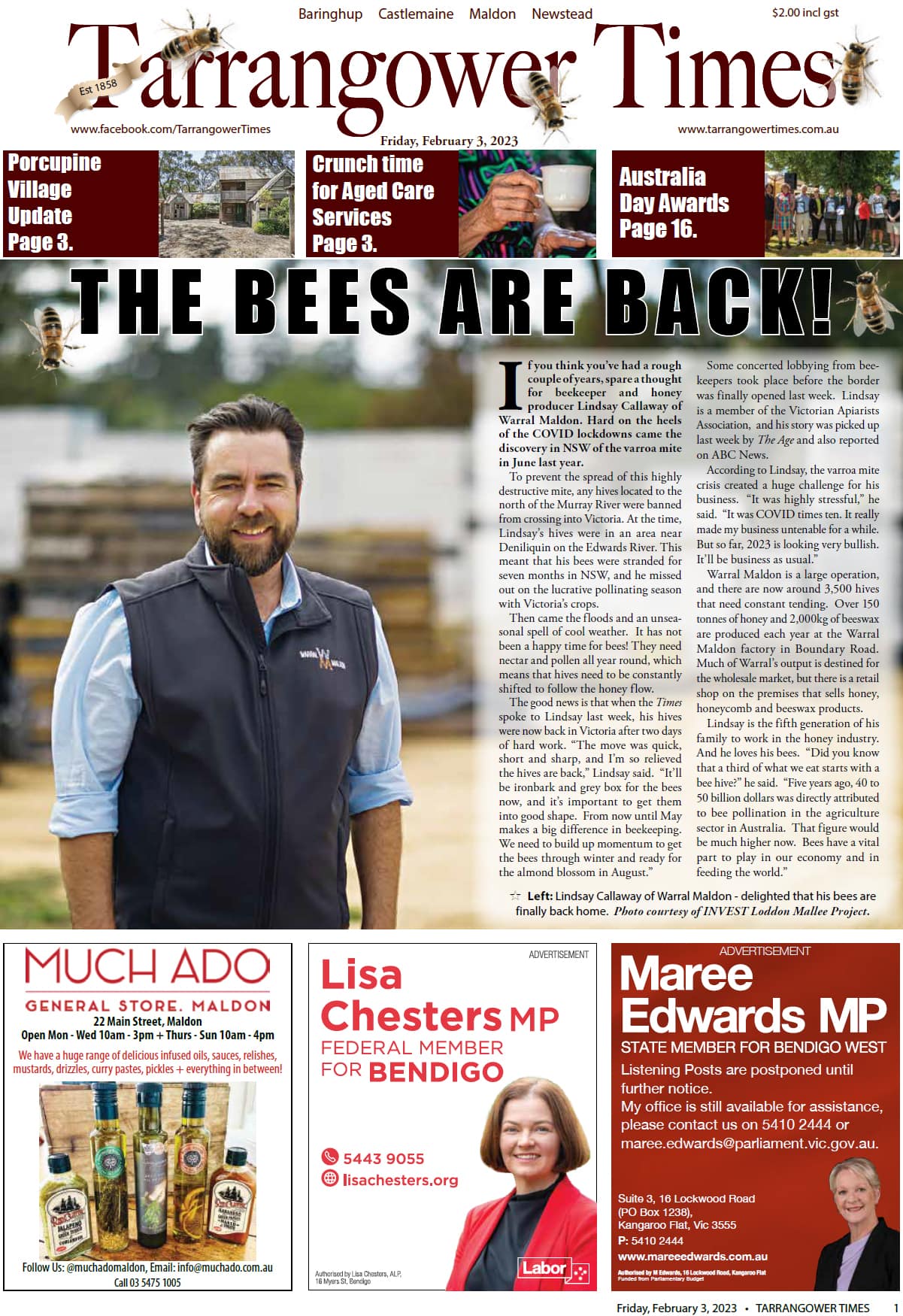 Tarrangower Times 3 February 2023