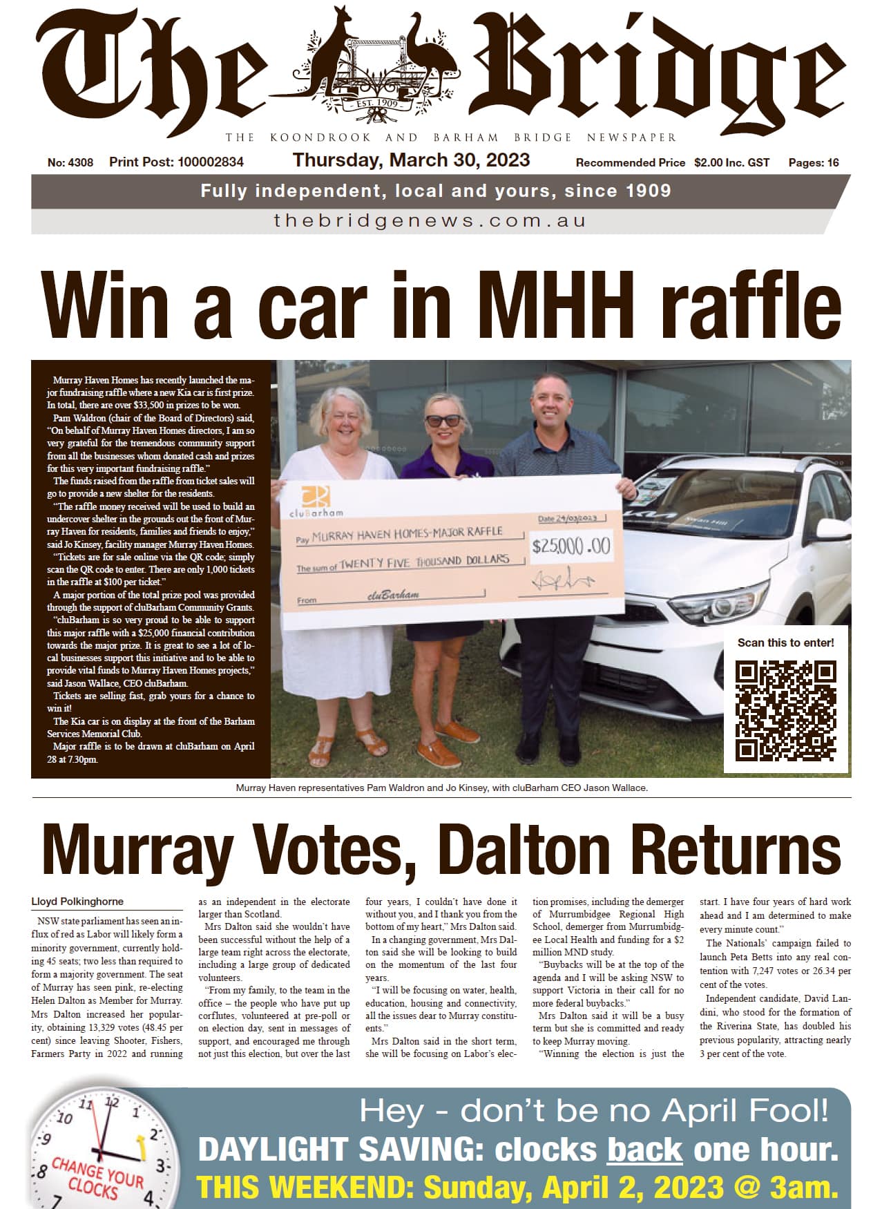 The Koondrook and Barham Bridge Newspaper, 30 March 2023