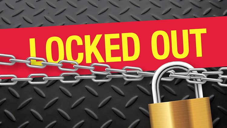 Locked out!
