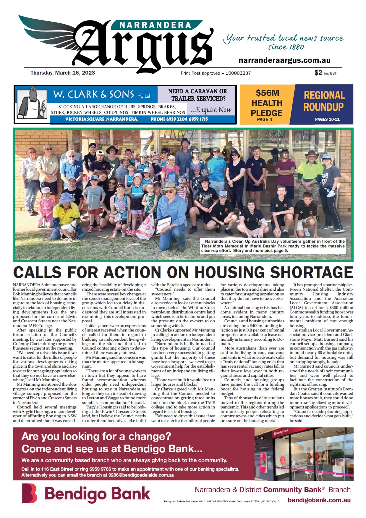 Narrandera Argus 16 March 2023