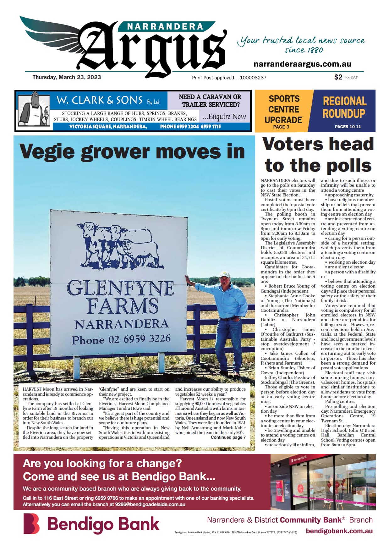 Narrandera Argus 23 March 2023