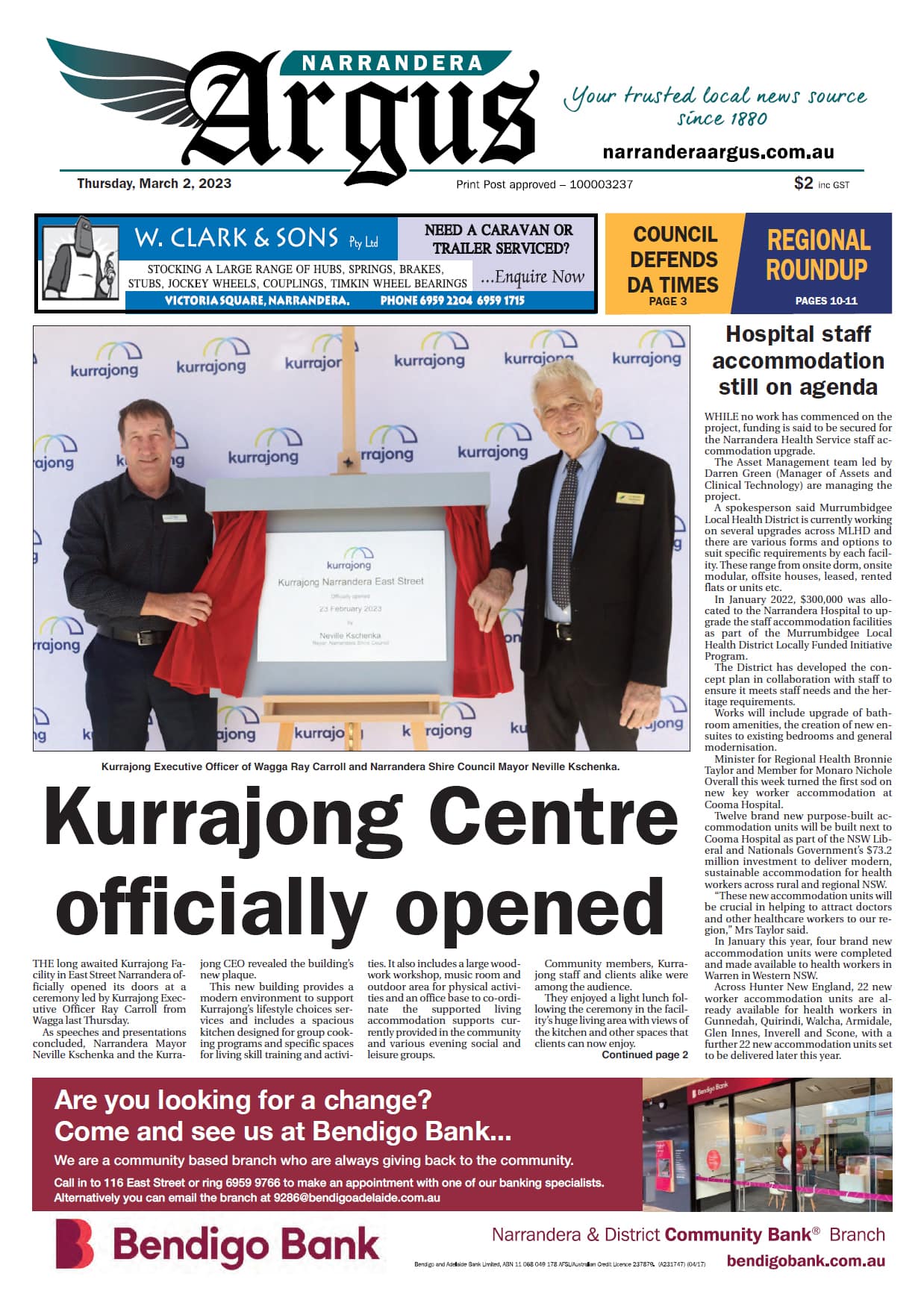 Narrandera Argus 2 March 2023