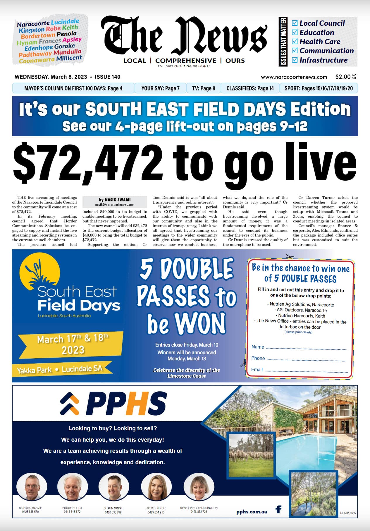 Naracoorte Community News 8 March 2023