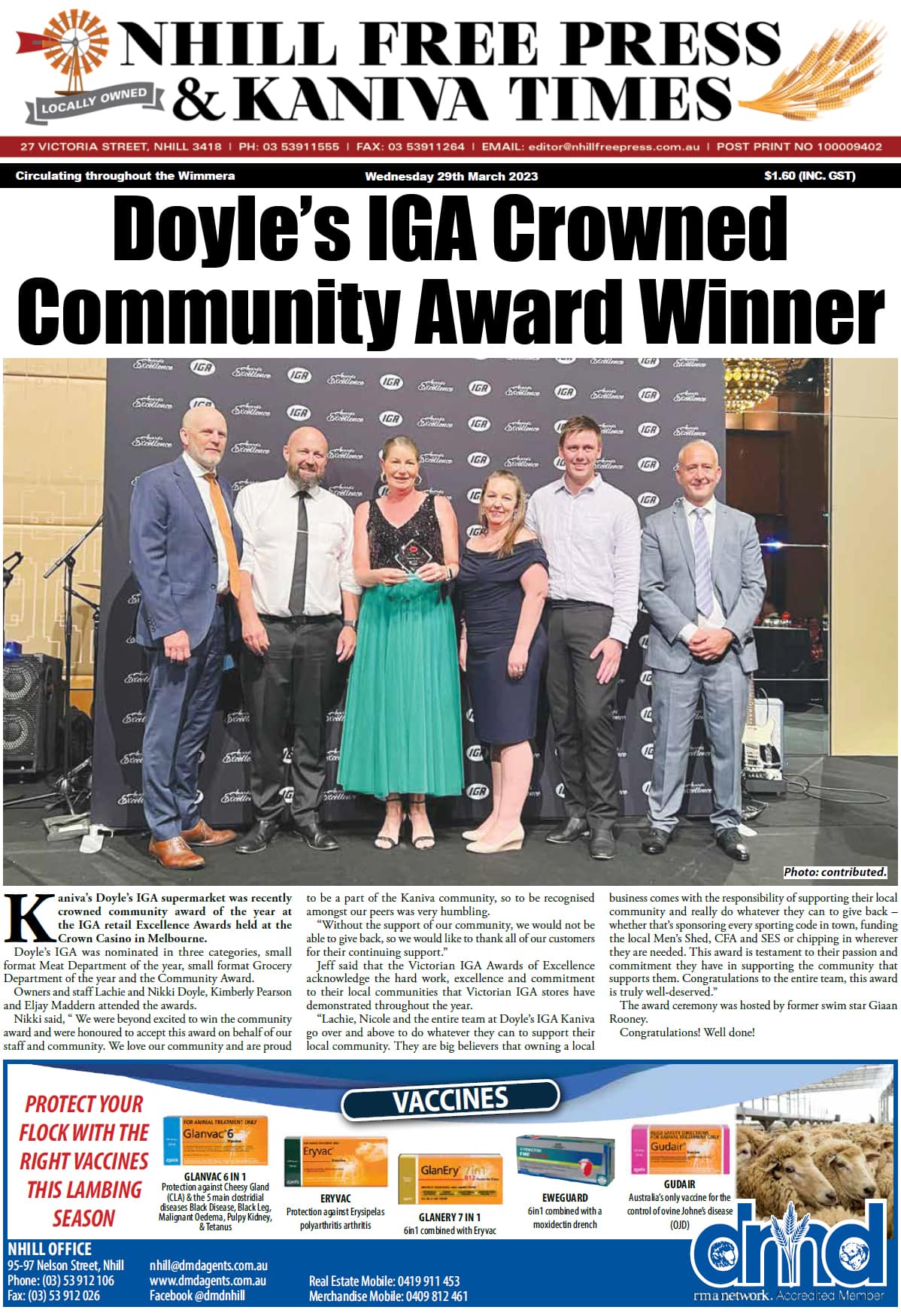 Nhill Free Press & Kaniva Times 29 March 2023