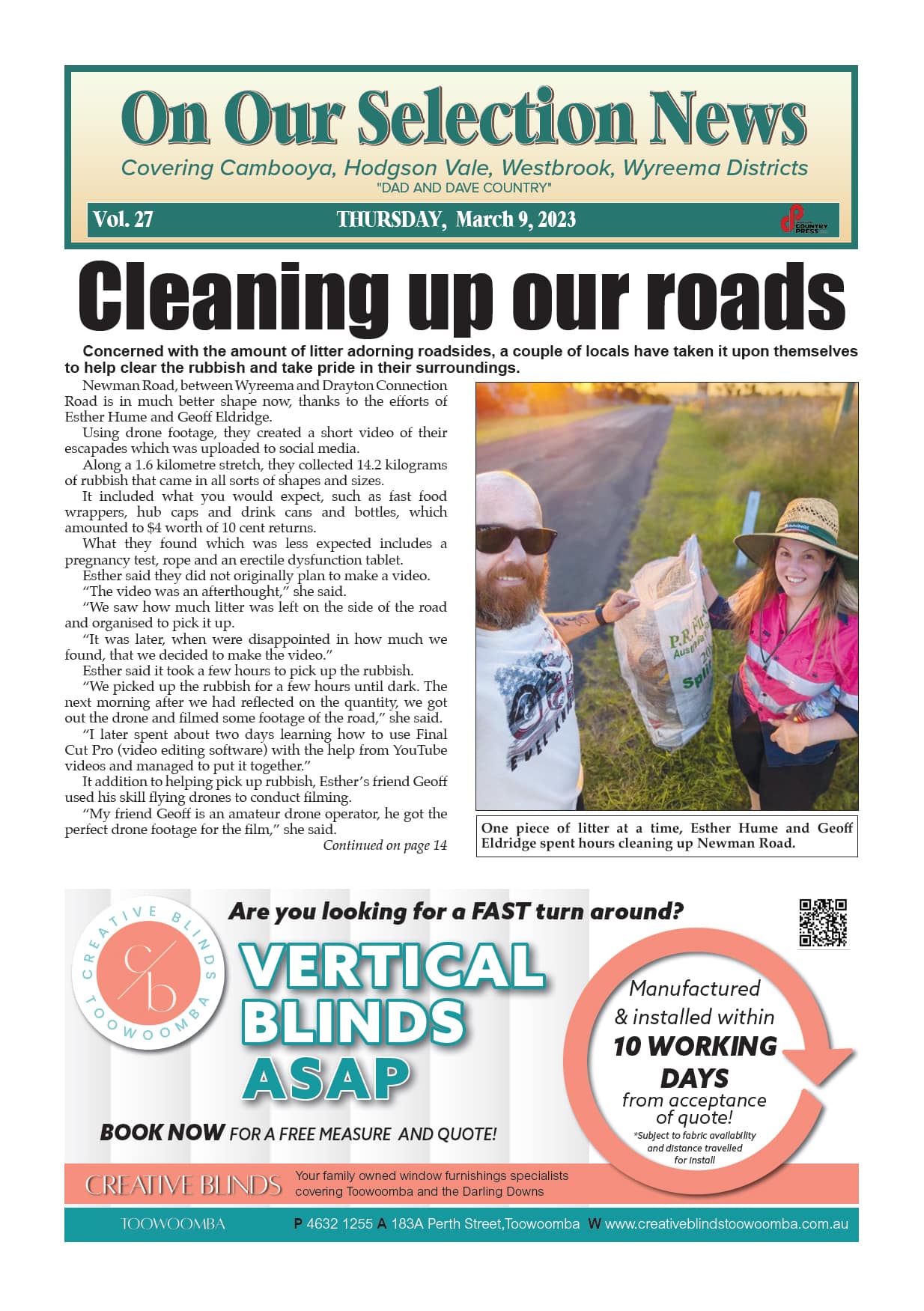 On Our Selection News 9 March 2023